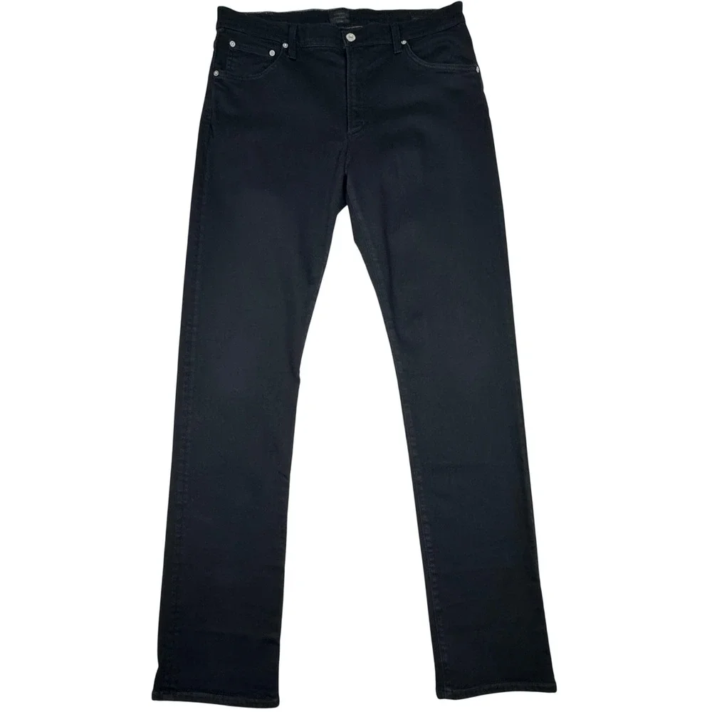 Citizens of Humanity Gage Classic Straight Jeans Men 36 (35x34) Black USA Luxury